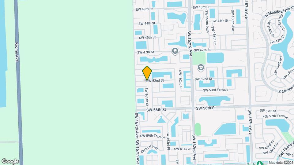 16520 SW 52nd St Map and Location Details