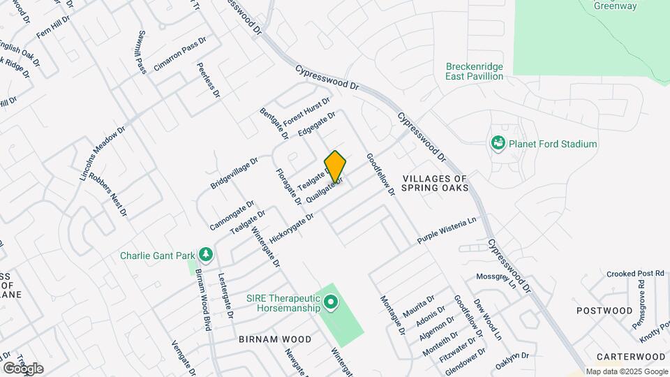 4918 Quailgate Dr Map and Location Details