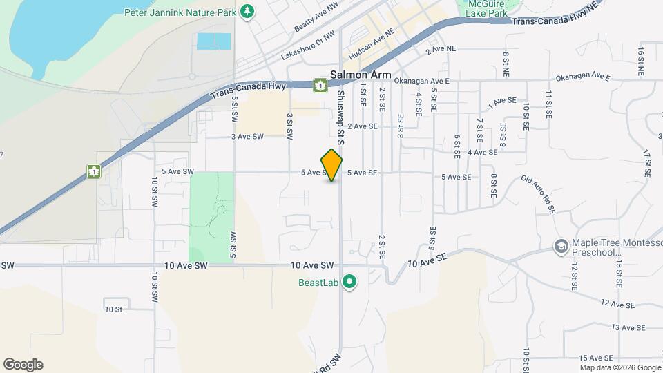 571 Shuswap St S Map and Location Details