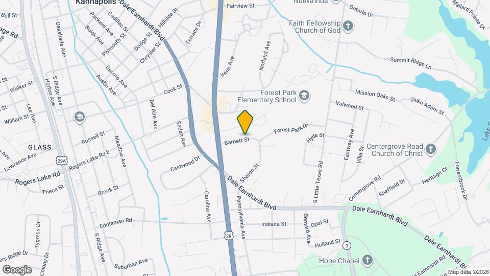 815 Barnett St Map and Location Details