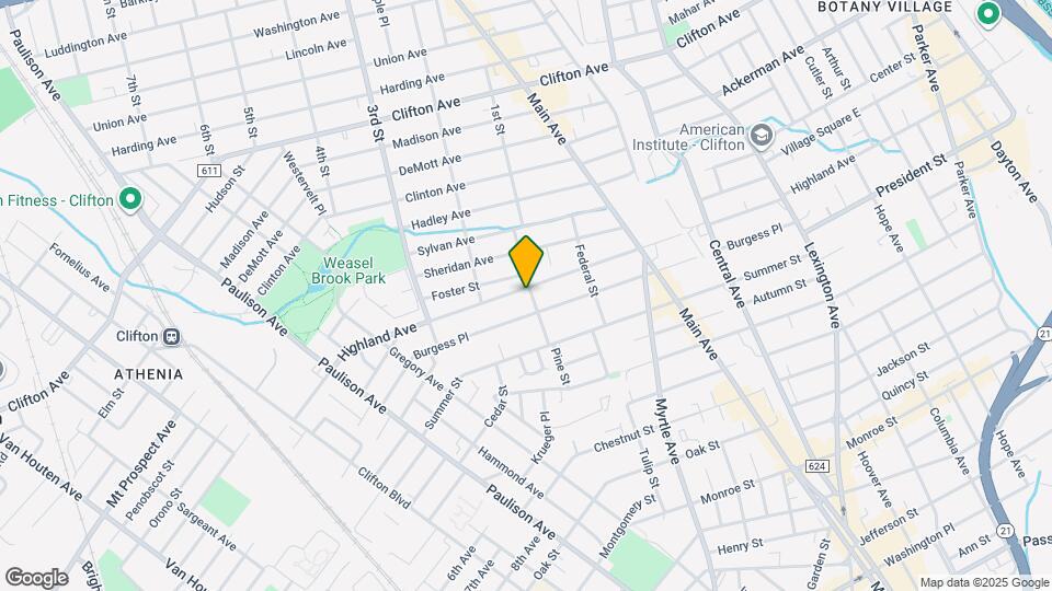 433 Highland Ave Map and Location Details