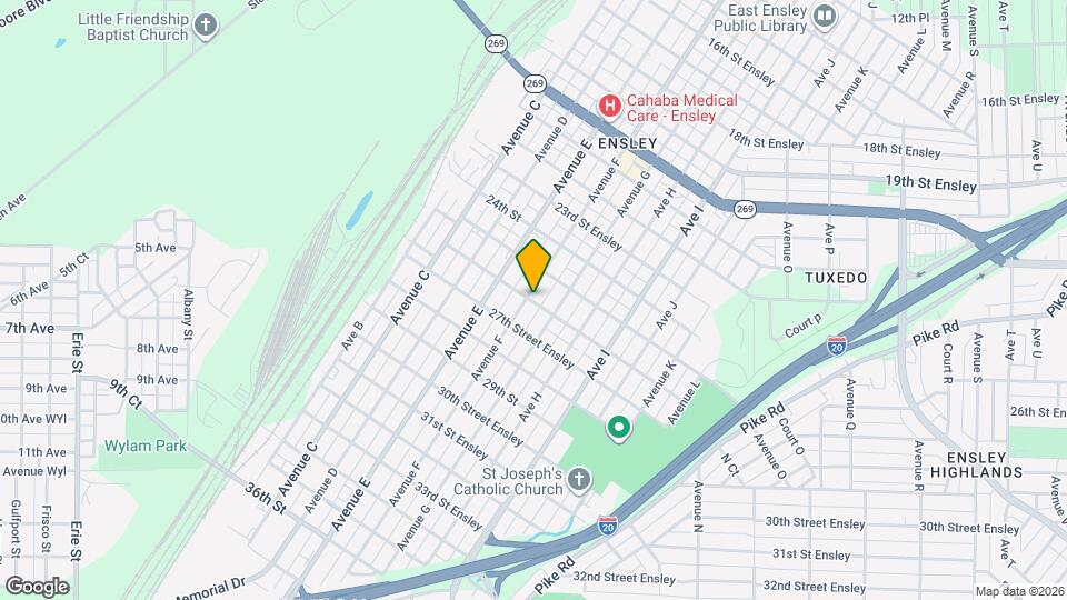 616 26th St SW Map and Location Details