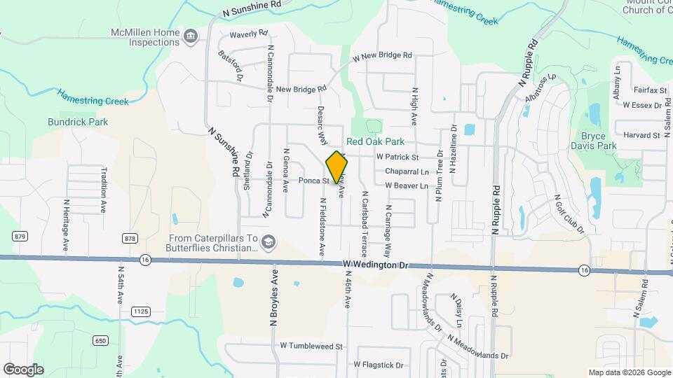 1391 N Boxley Ave Map and Location Details