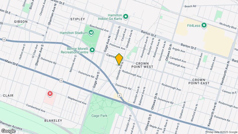 71 Glendale Ave N Map and Location Details