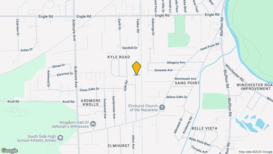 4813 Tyrone Rd Map and Location Details