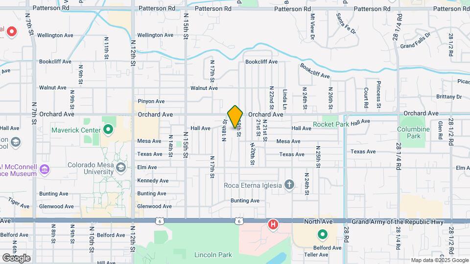 1735 N 19th St, Unit 6 Map and Location Details
