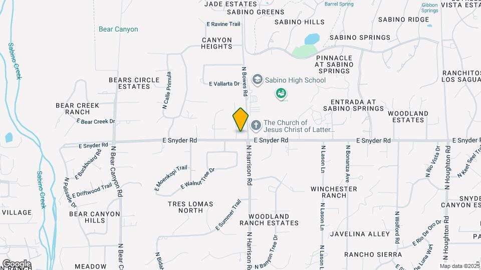 4814 N Castle Ridge Rd Map and Location Details