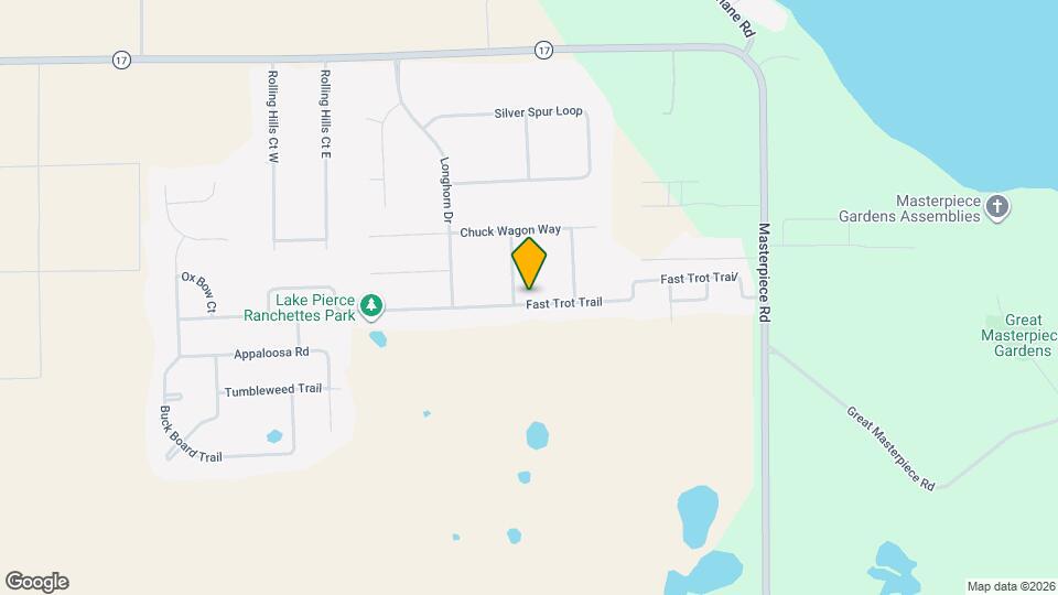 2861 Fast Trot Trail Map and Location Details