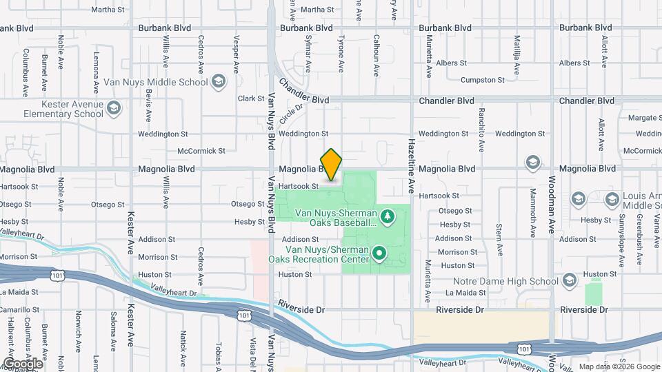 14309 Hartsook St Map and Location Details