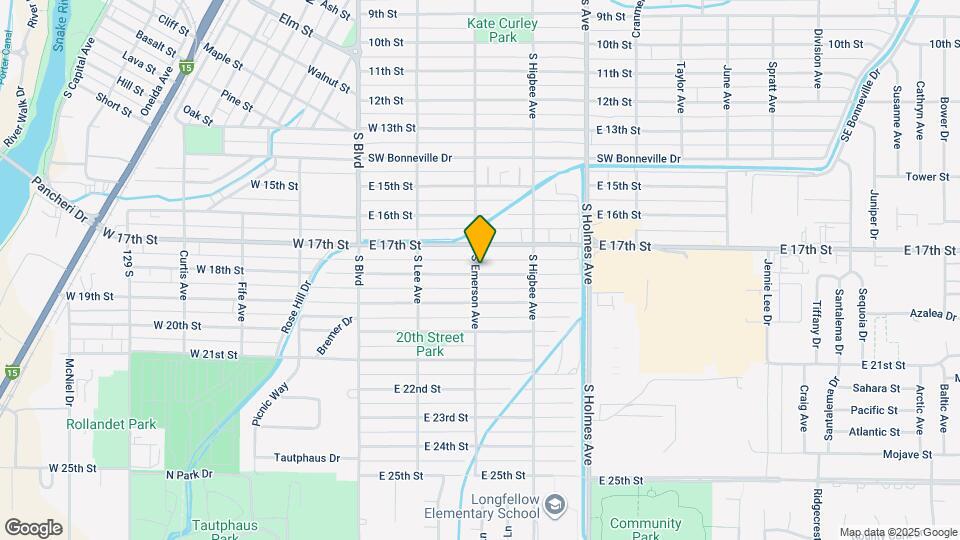 301 E 18th St Map and Location Details