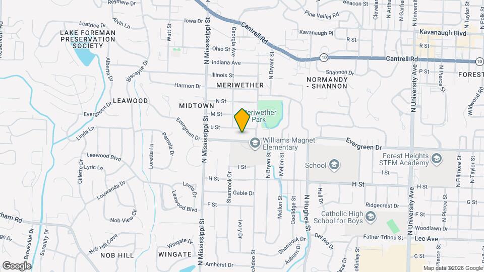7300 Evergreen Dr Mapa y Detalles de la Ubicación