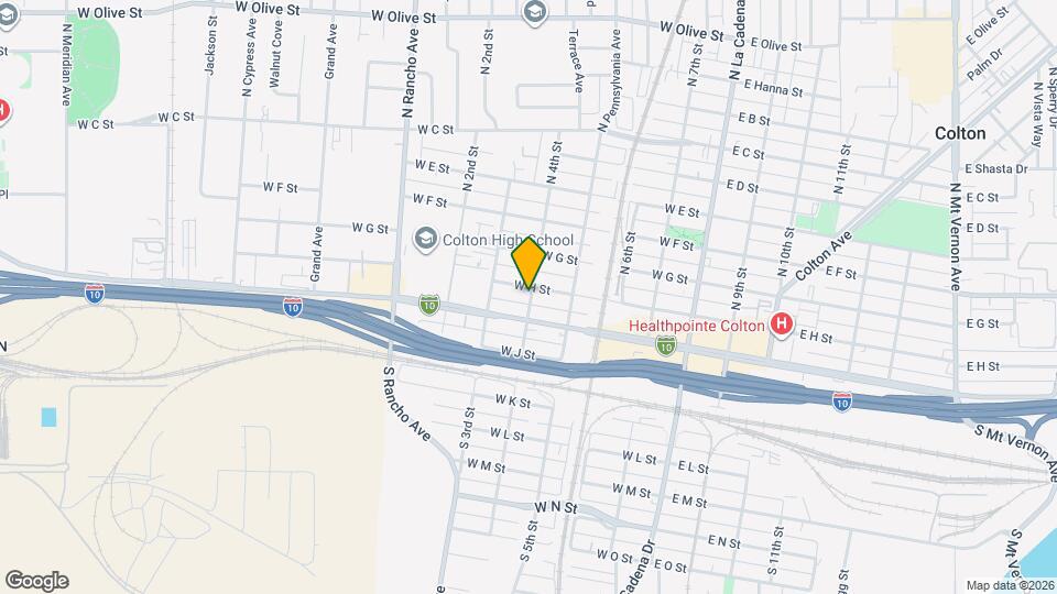 281 N 4th St Map and Location Details