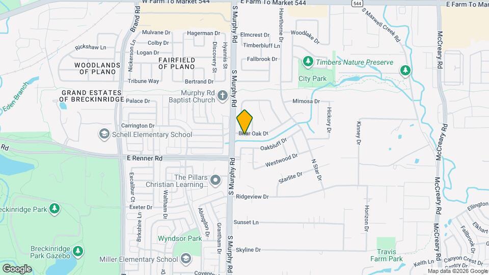 114 Briar Oak Dr Map and Location Details