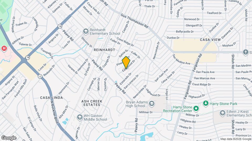 10130 Eastwood Dr Mapa y Detalles de la Ubicación