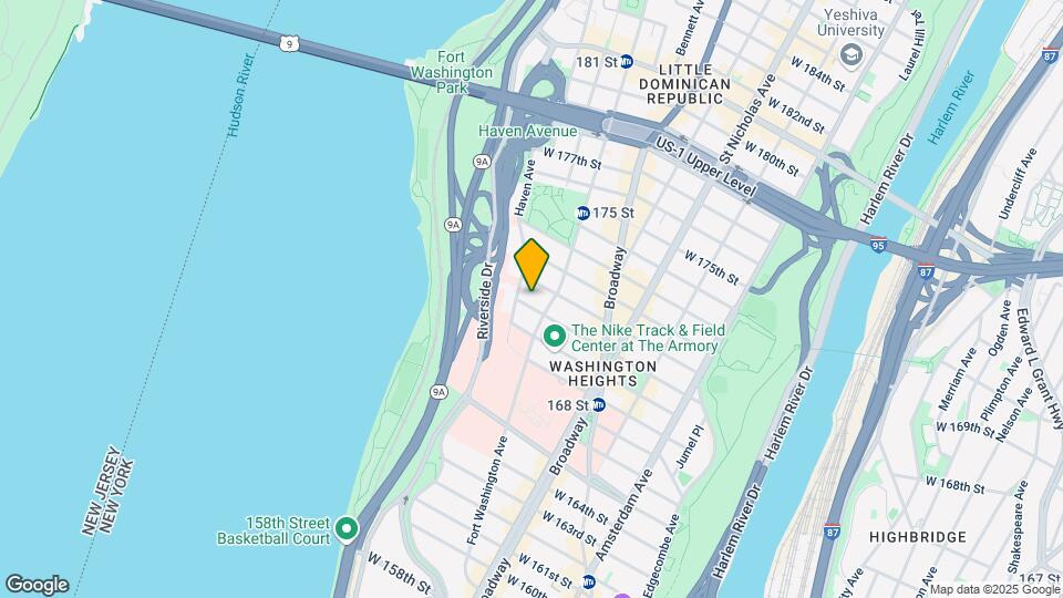 709 W 170 St Map and Location Details