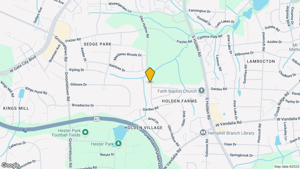 2896 Glen Hollow Rd Map and Location Details