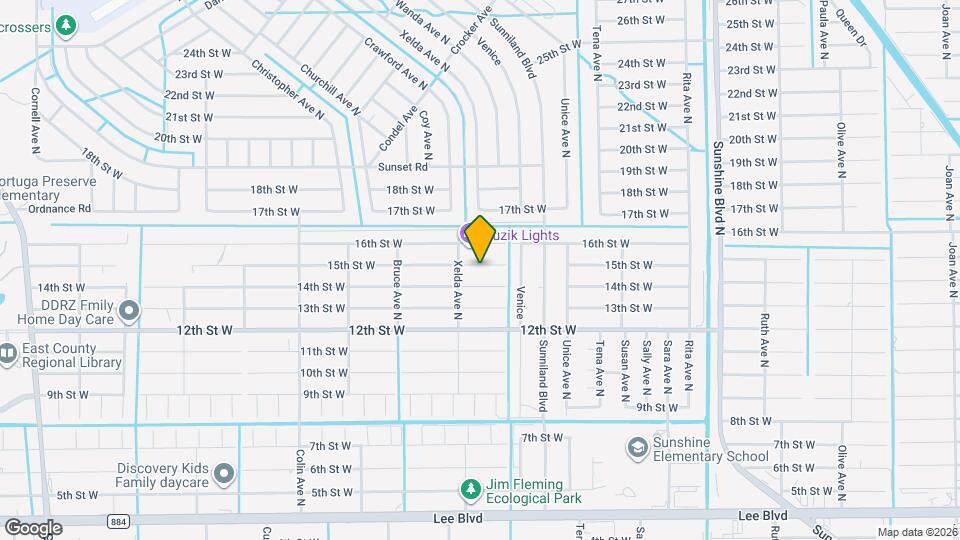 3709 15th St W Map and Location Details