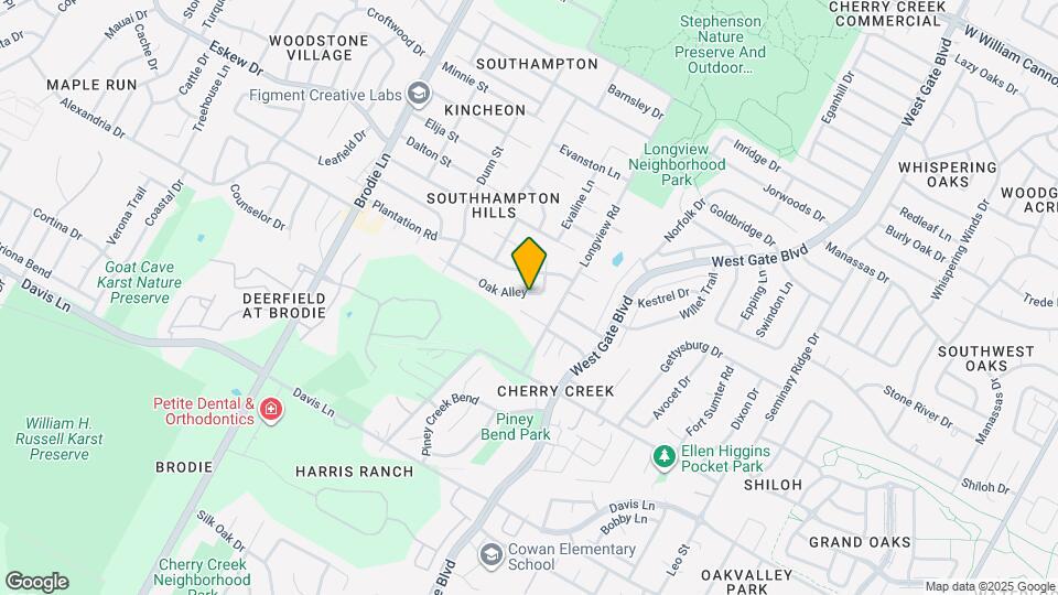 3217 Oak Alley Map and Location Details