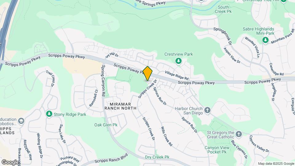 11860 Scripps Creek Dr Map and Location Details