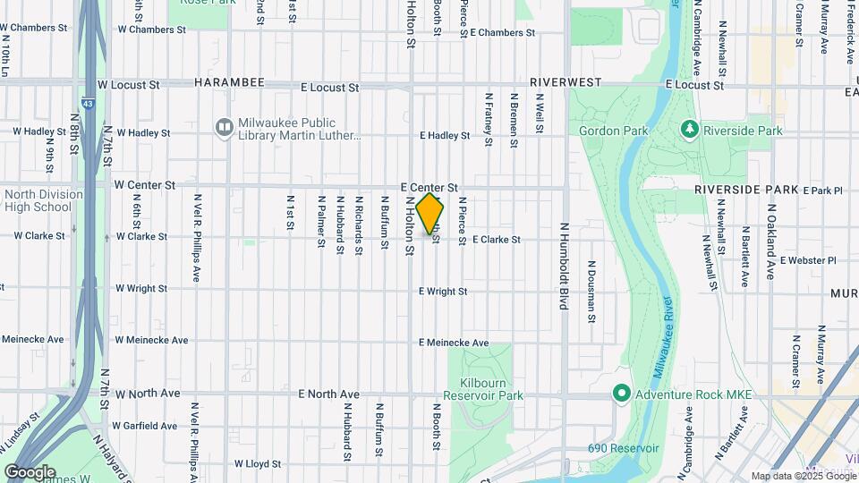 527 E Clarke St Map and Location Details