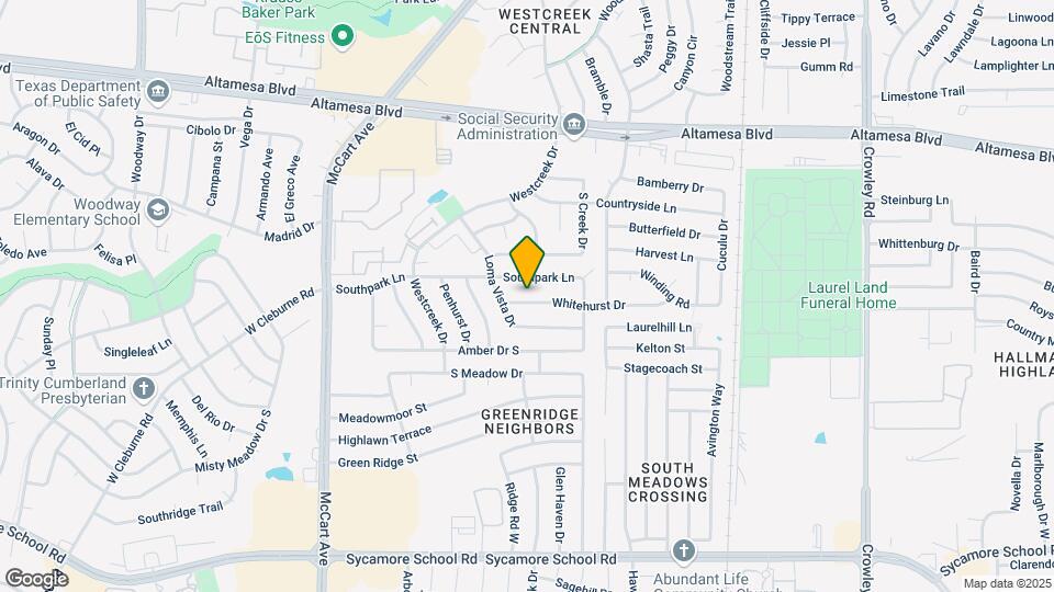 2812 Whitehurst Dr Mapa y Detalles de la Ubicación