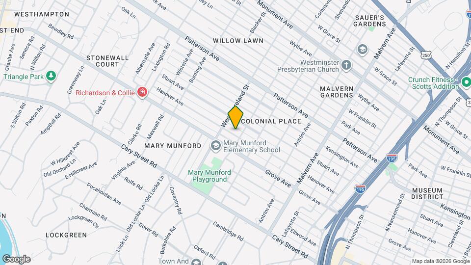 4504 Hanover Ave Map and Location Details