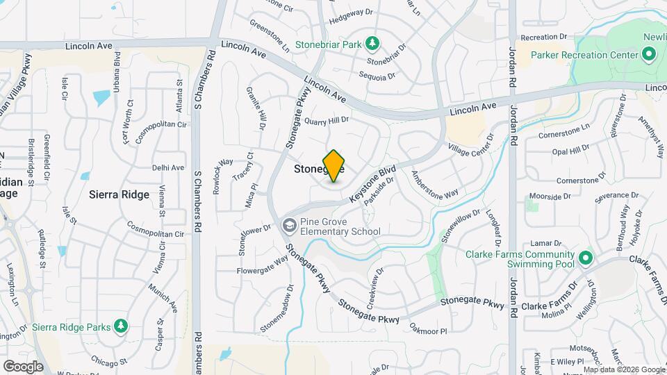 16240 Quarry Hill Dr Mapa y Detalles de la Ubicación