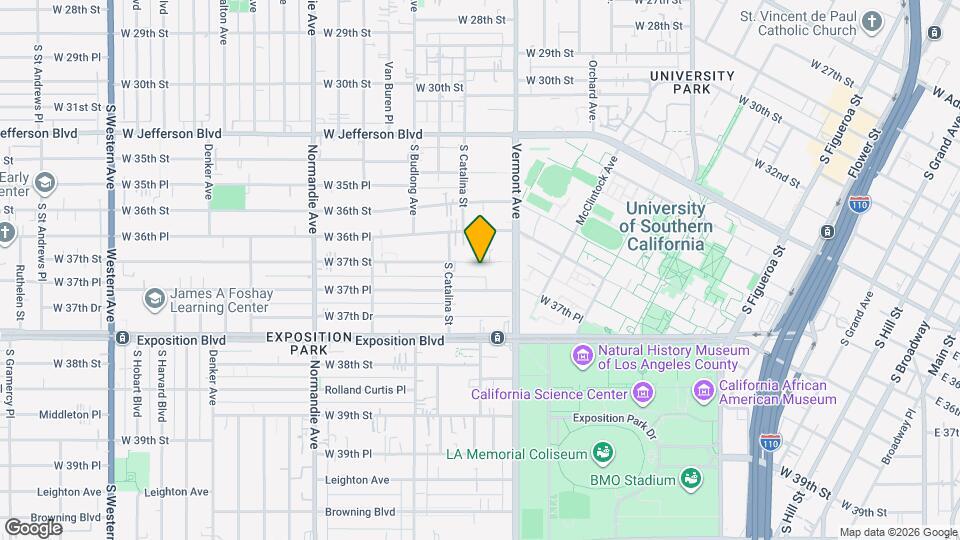 1146 W 37th St, Unit #8 Map and Location Details