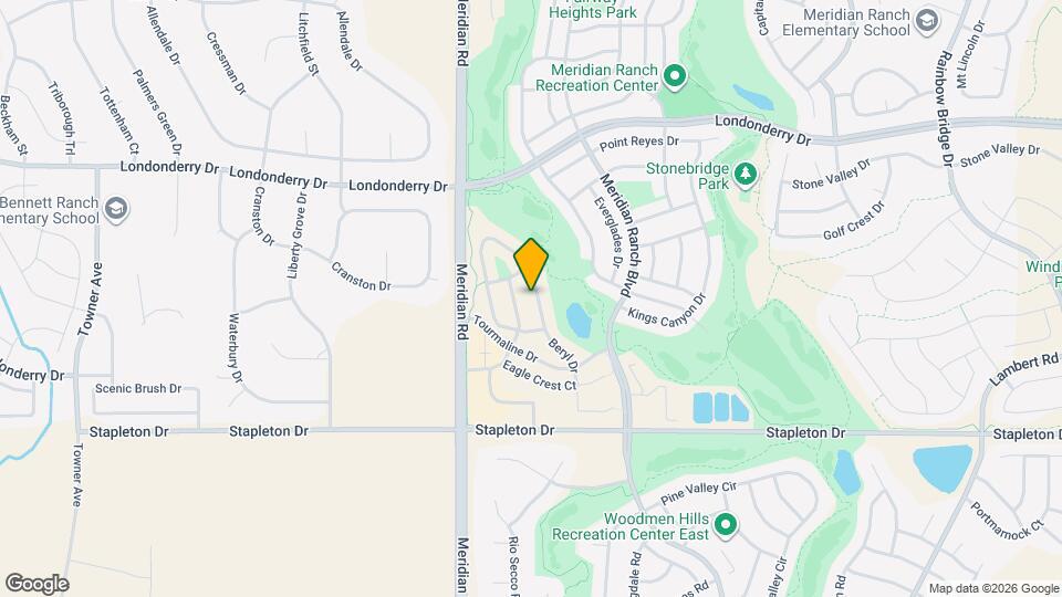 9690 Beryl Dr Map and Location Details