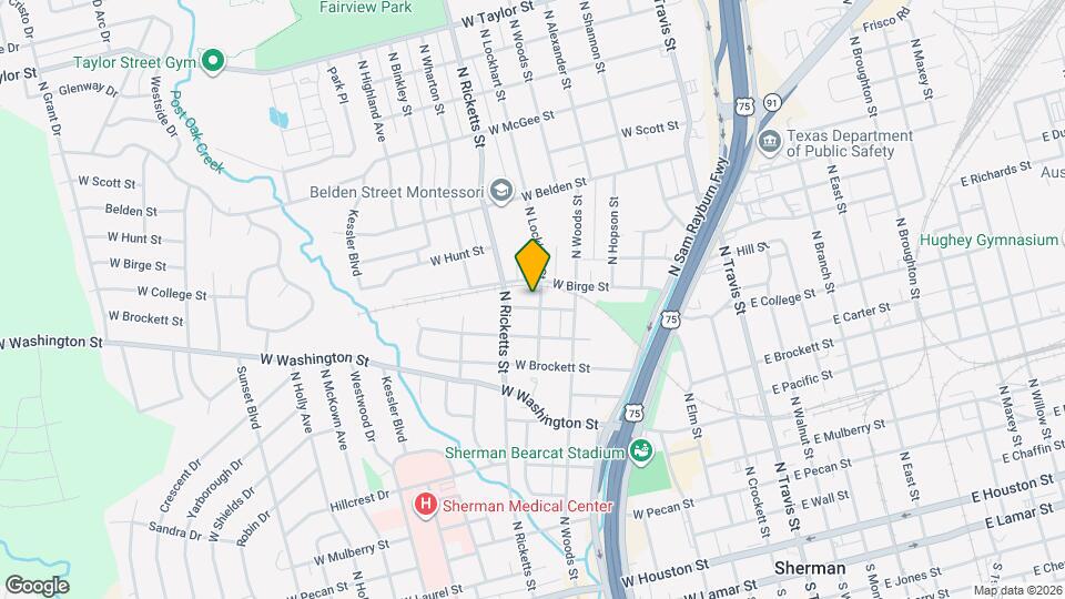 907 W Fischer St Mapa y Detalles de la Ubicación