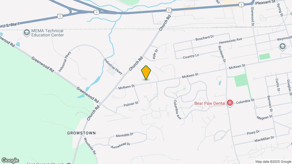 158 McKeen St Map and Location Details