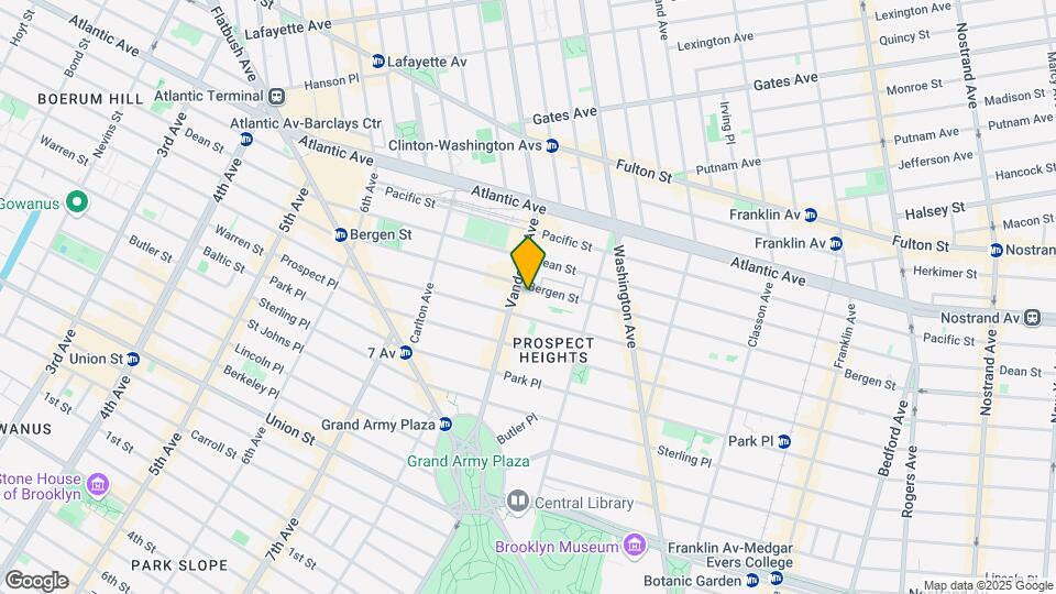 650 Bergen St Mapa y Detalles de la Ubicación