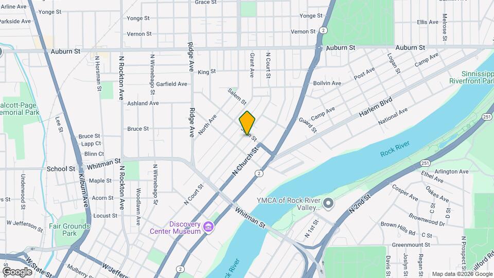 1023 N Court St Map and Location Details