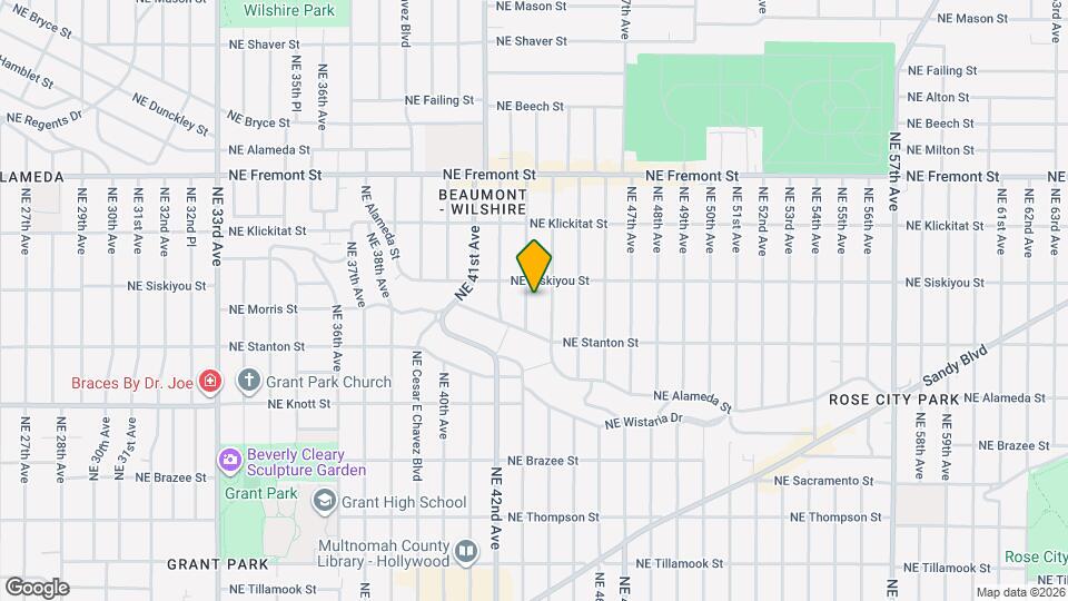 3018 NE 43rd Ave Map and Location Details