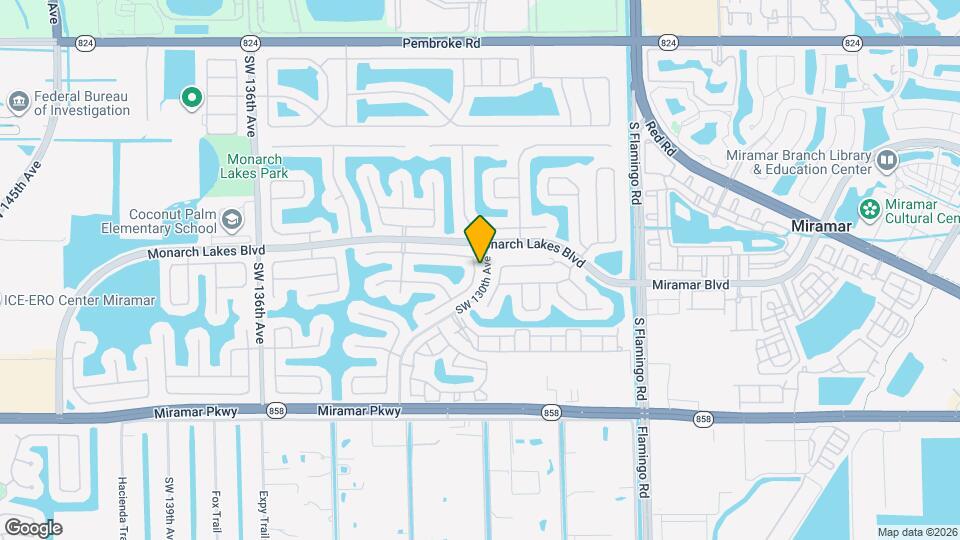 2645 SW 130th Terrace, Unit A0835 Map and Location Details