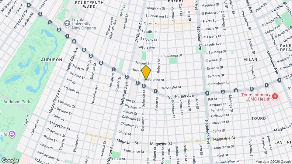 1621 Dufossat St, Unit 1621 Dufossat St. Mapa y Detalles de la Ubicación