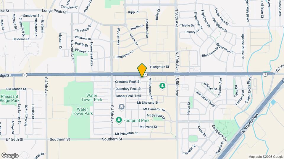 4747 Crestone Peak St Map and Location Details