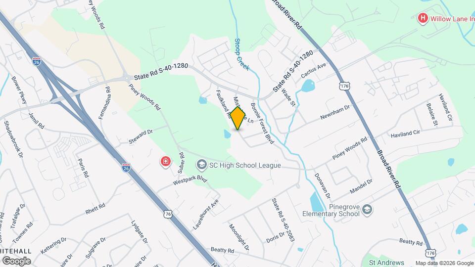 4629 Faulkland Rd Map and Location Details