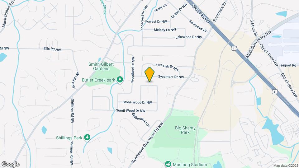 8030 Sumit Creek Dr NW Map and Location Details