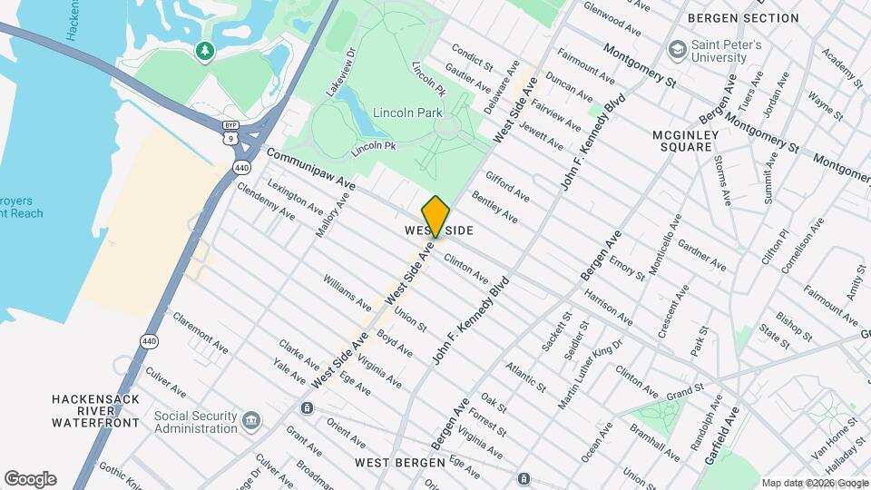 570 W Side Ave, Unit 2FL Map and Location Details