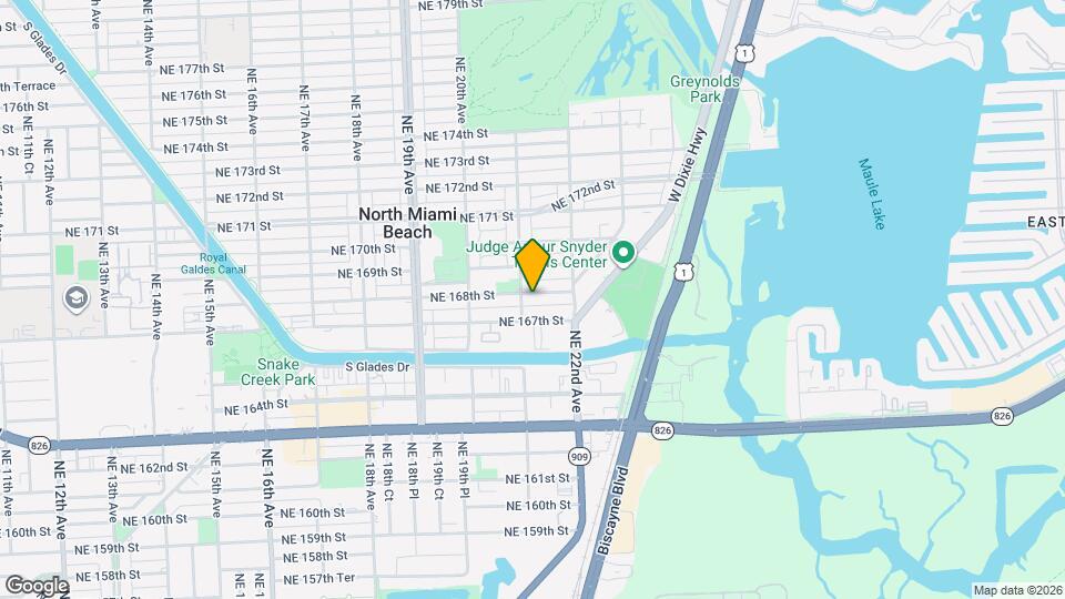 2114 NE 168th St Map and Location Details
