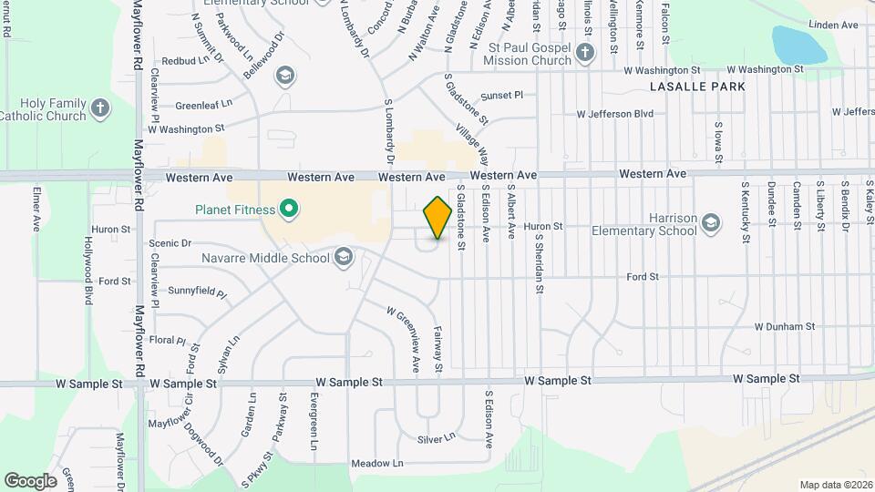 4414 Huron Cir Map and Location Details