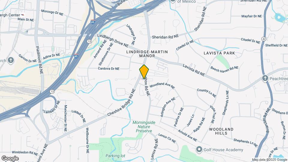 2210 Lenox Rd NE Map and Location Details