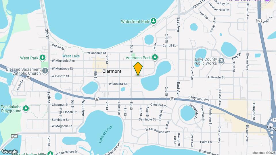 445 W Desoto St Map and Location Details