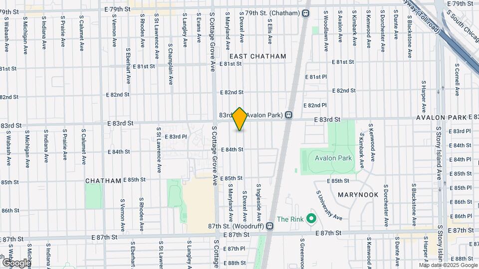 8328 S Drexel Ave Map and Location Details