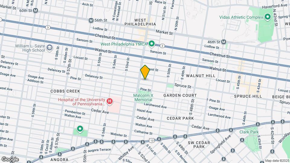 5128 Spruce St, Unit Unt 3 Map and Location Details