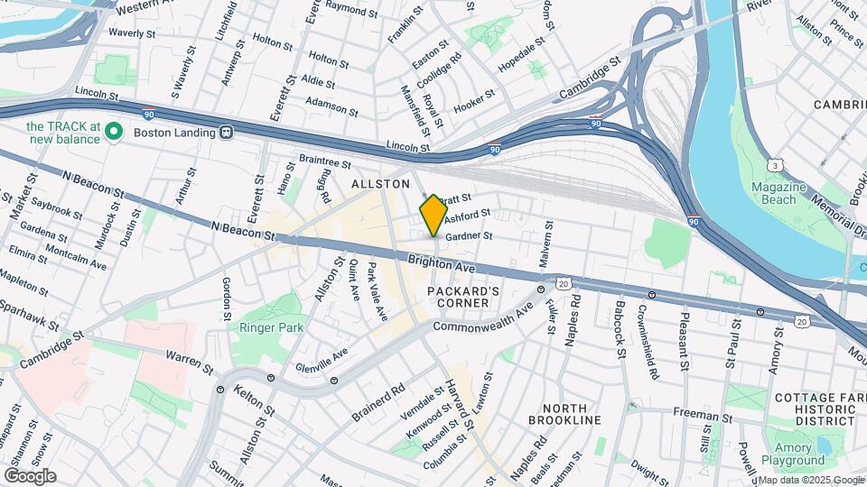 25 Gardner St, Unit 3 Map and Location Details