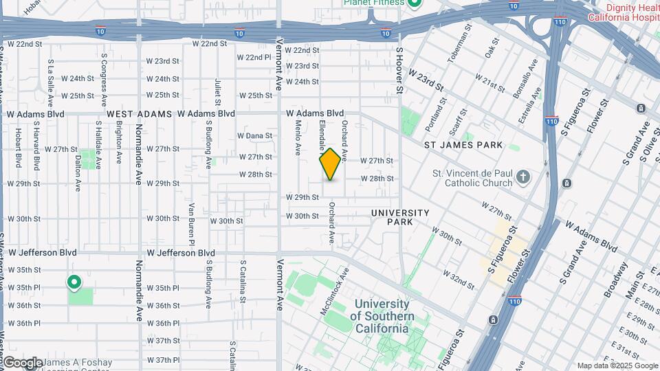 2814 Ellendale Pl Map and Location Details