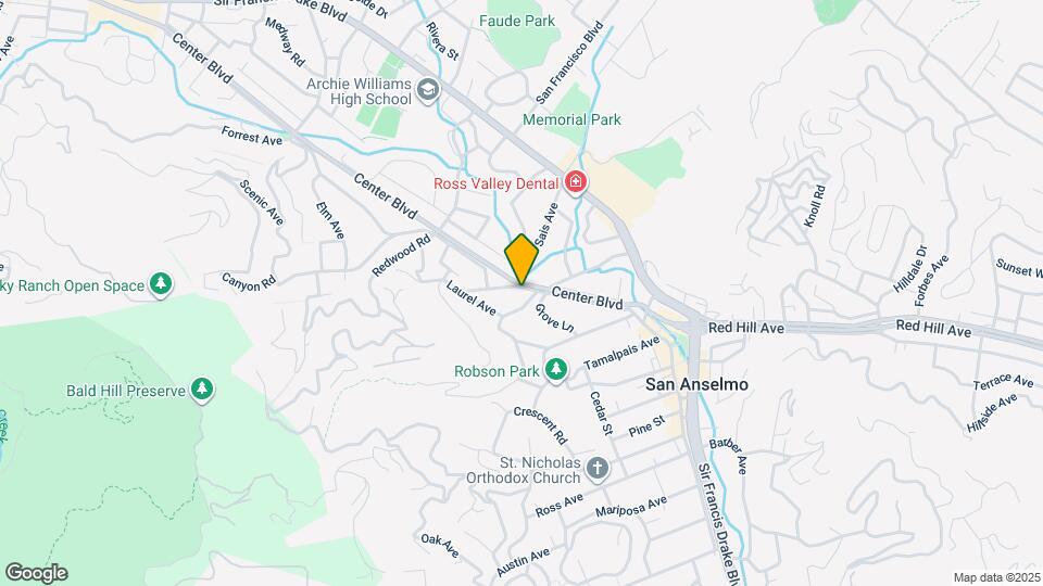 917 San Anselmo Ave Map and Location Details