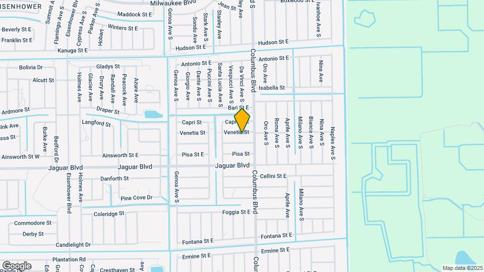 1146 Venetia St Map and Location Details